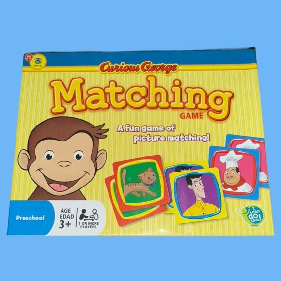 2010 Curious George Matching Game by I Can Do That! Games Complete! Ages 3+ - Picture 2 of 5